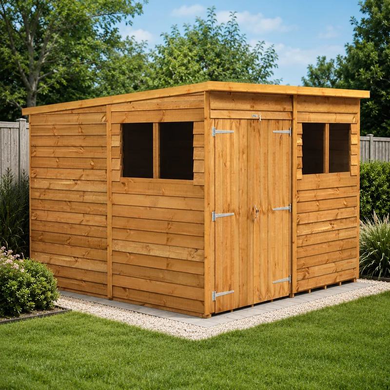 Overlap Pent Shed