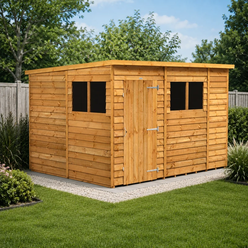 Overlap Pent Shed