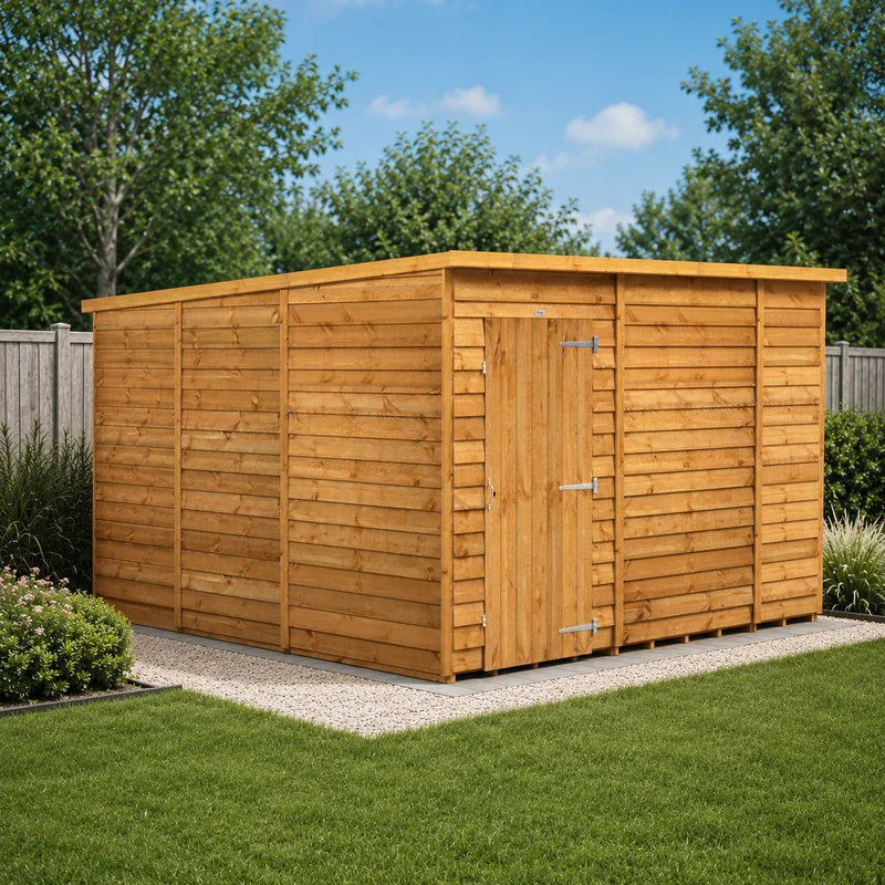 Overlap Pent Shed
