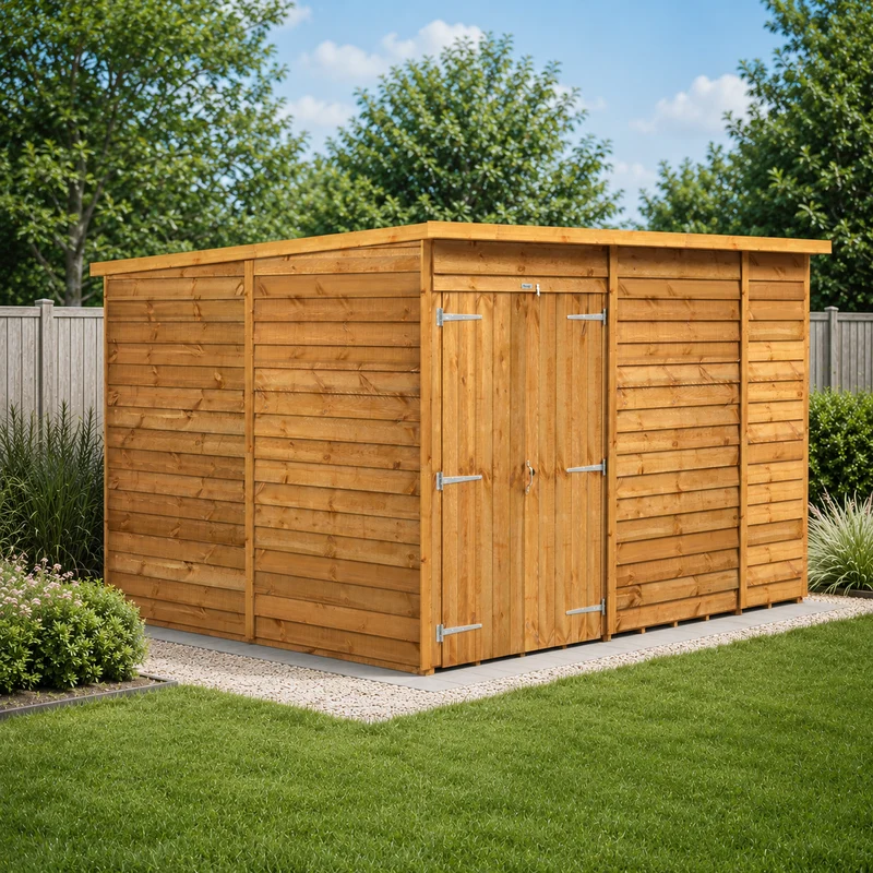 Overlap Pent Shed