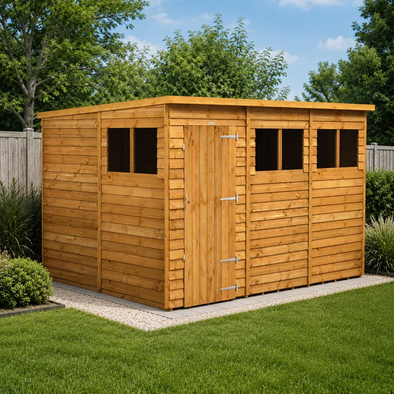 Overlap Pent Shed