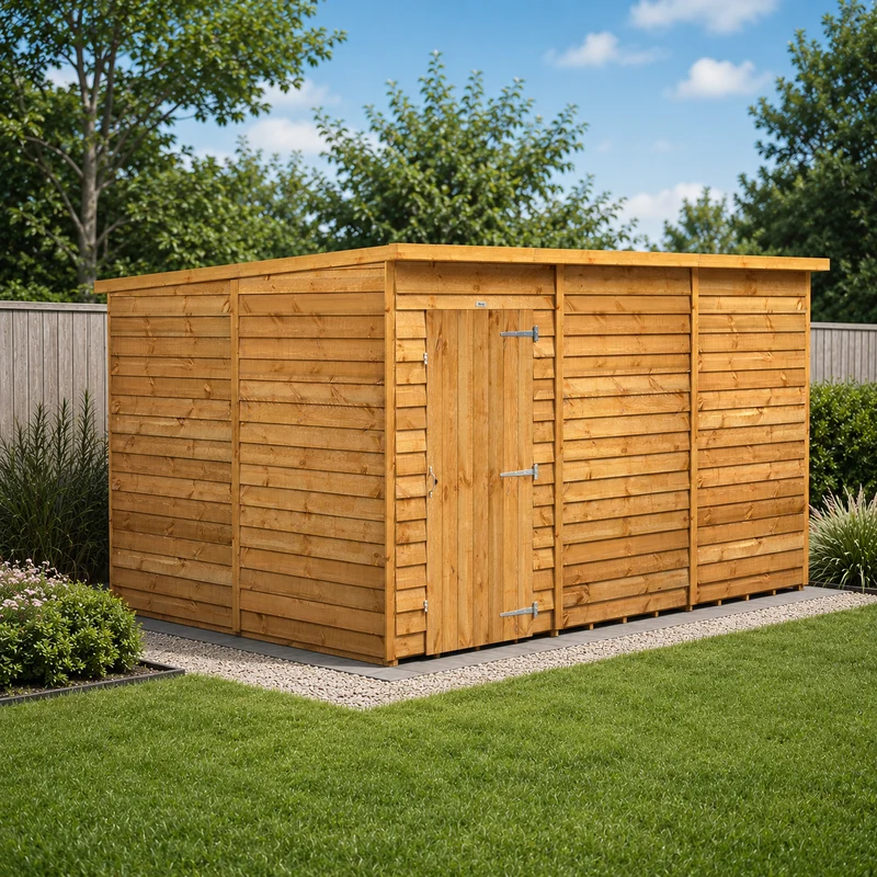 Overlap Pent Shed