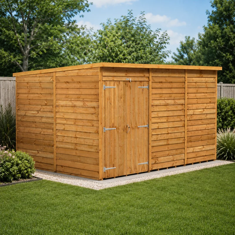 Overlap Pent Shed