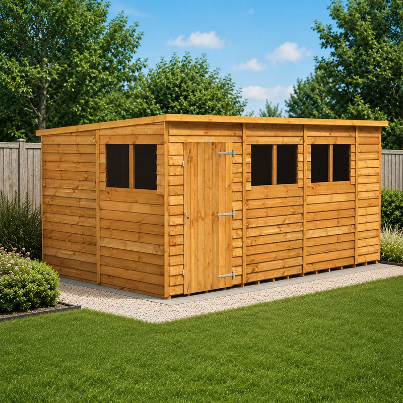 Overlap Pent Shed