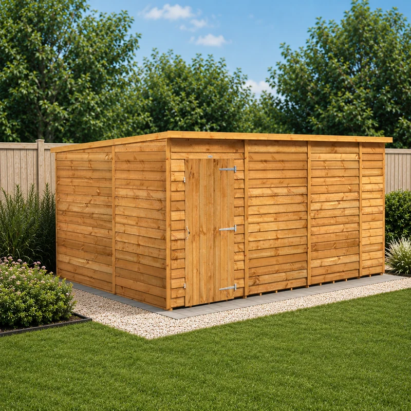 Overlap Pent Shed