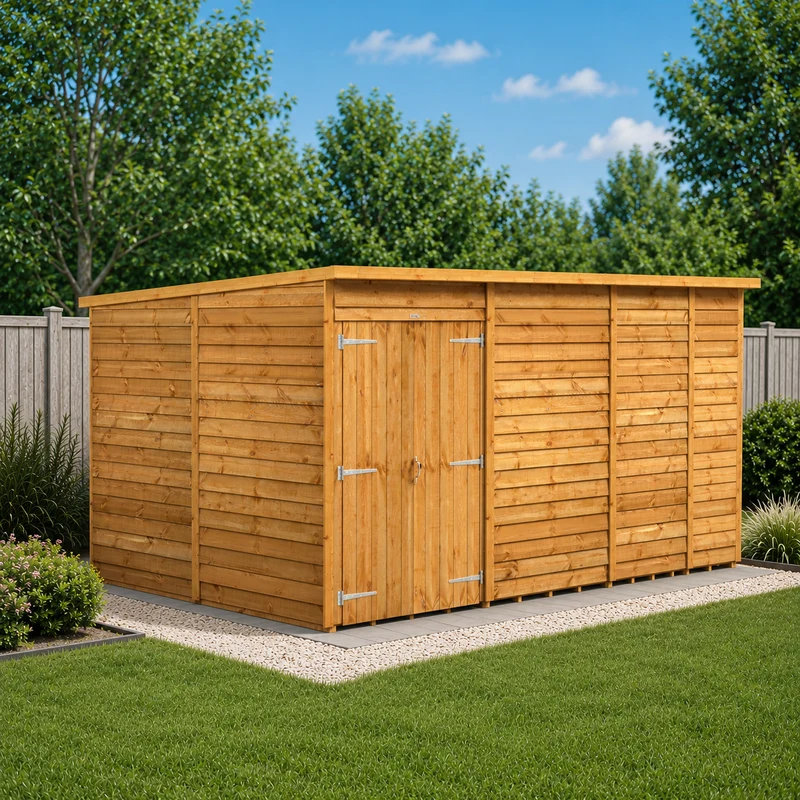 Overlap Pent Shed