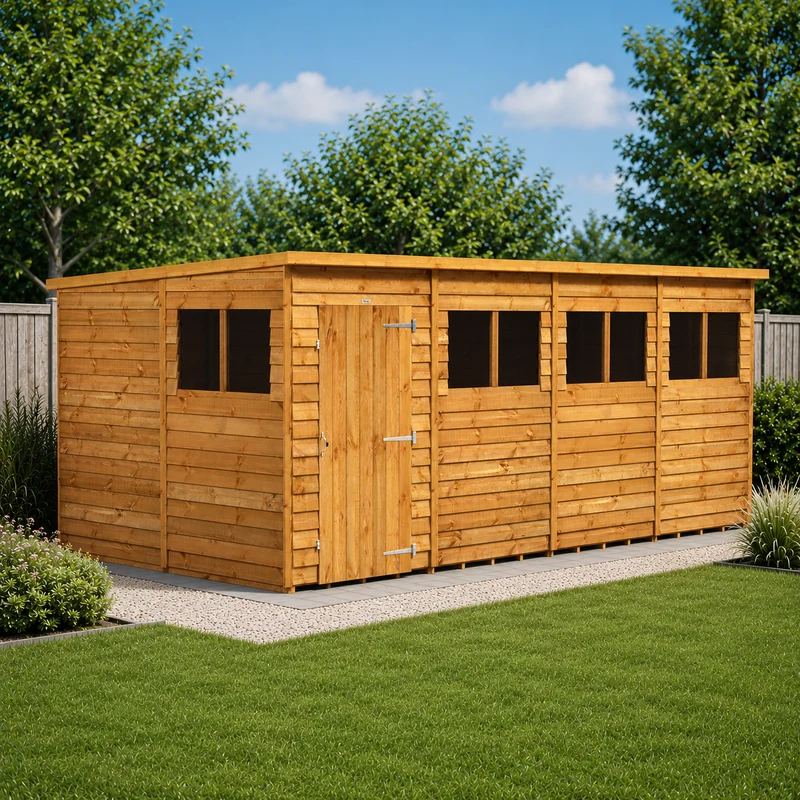 Overlap Pent Shed