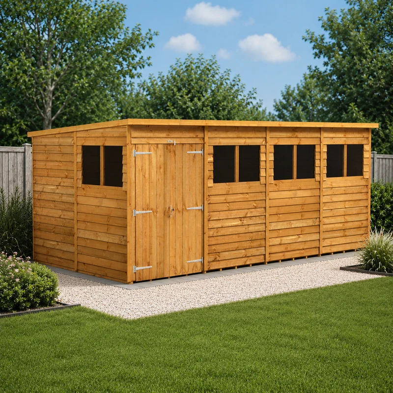 Overlap Pent Shed