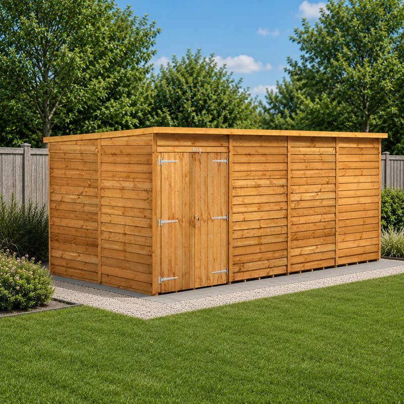 Overlap Pent Shed