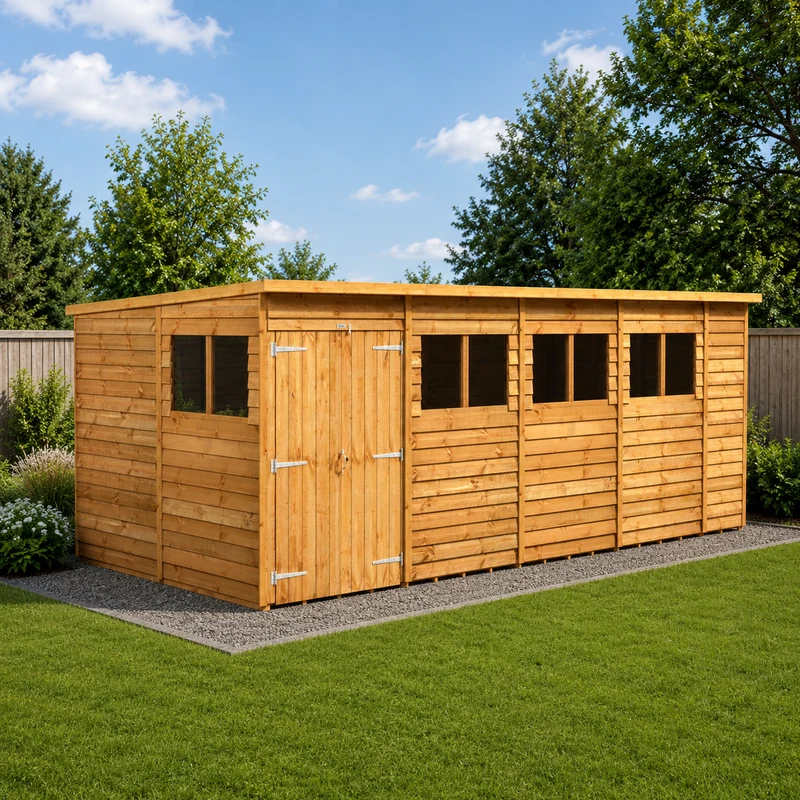 Overlap Pent Shed