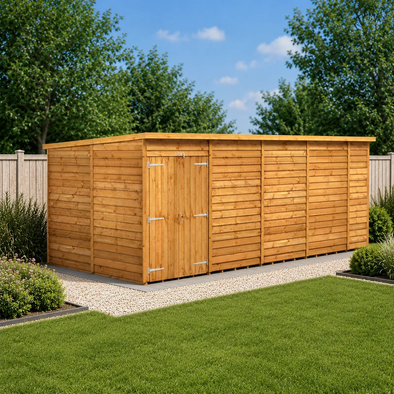 Overlap Pent Shed