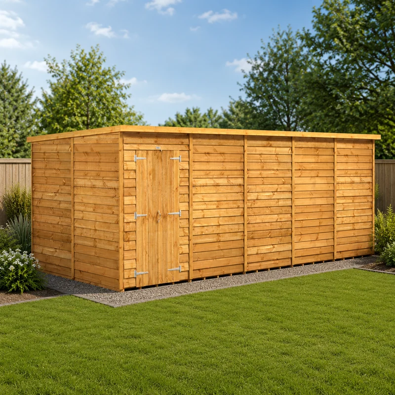Overlap Pent Shed