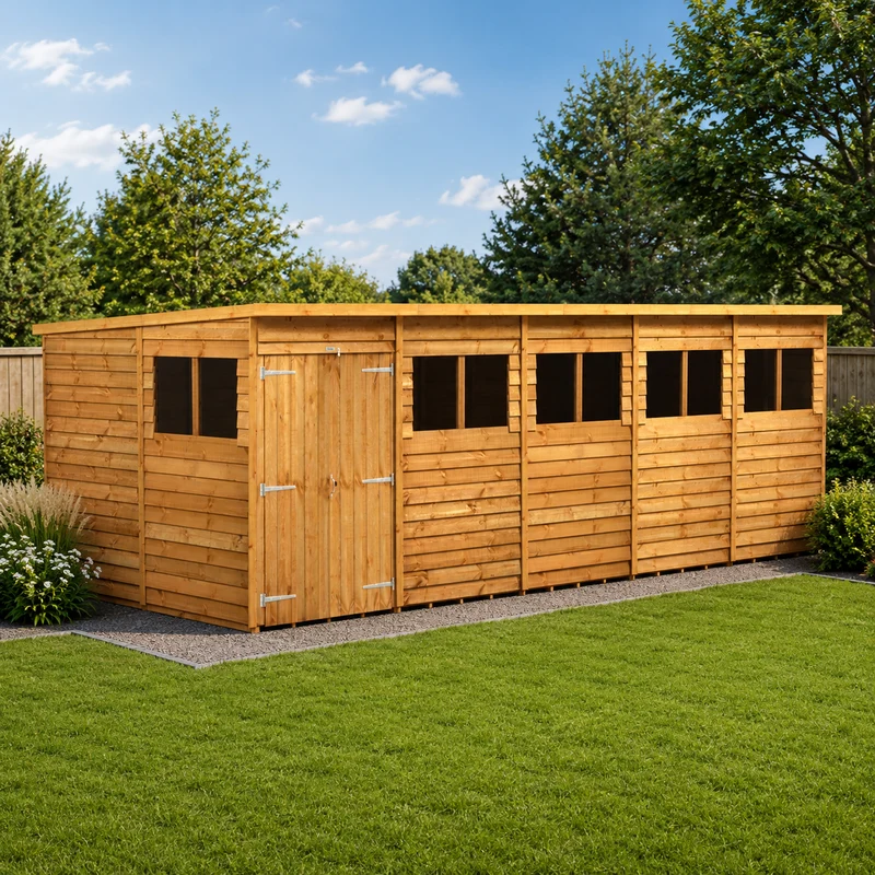 Overlap Pent Shed
