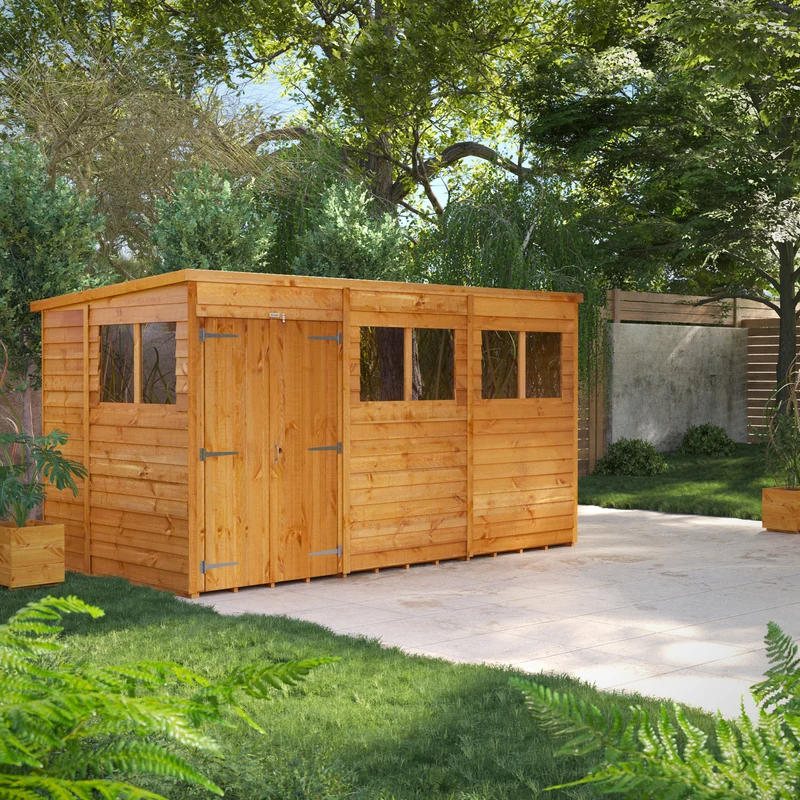 Overlap Pent Shed