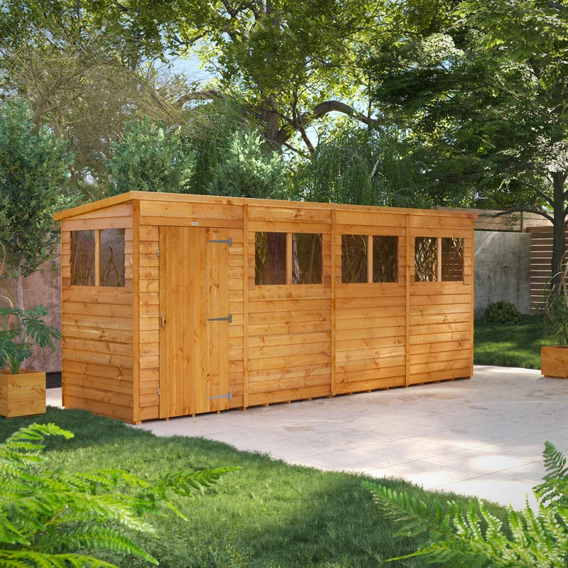 Overlap Pent Shed