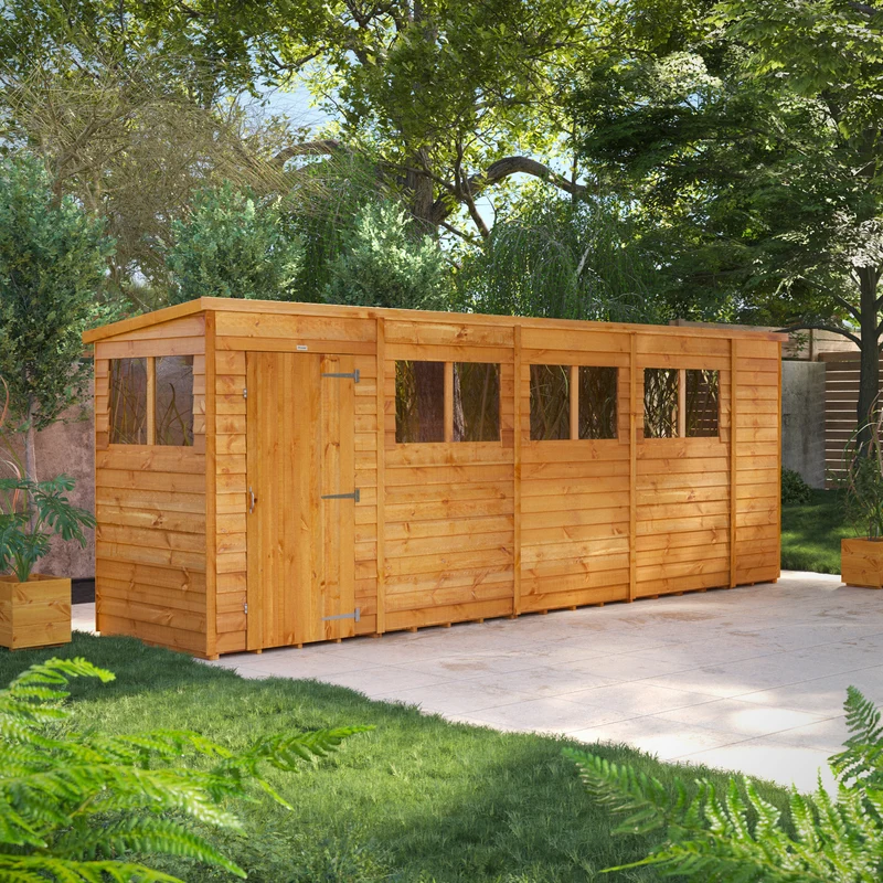 Overlap Pent Shed