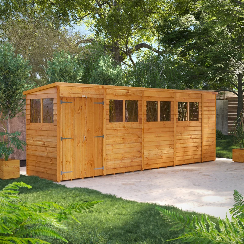 Overlap Pent Shed