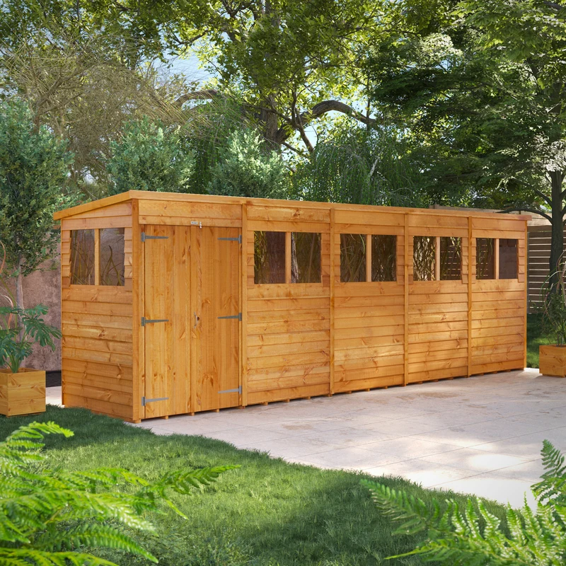 Overlap Pent Shed