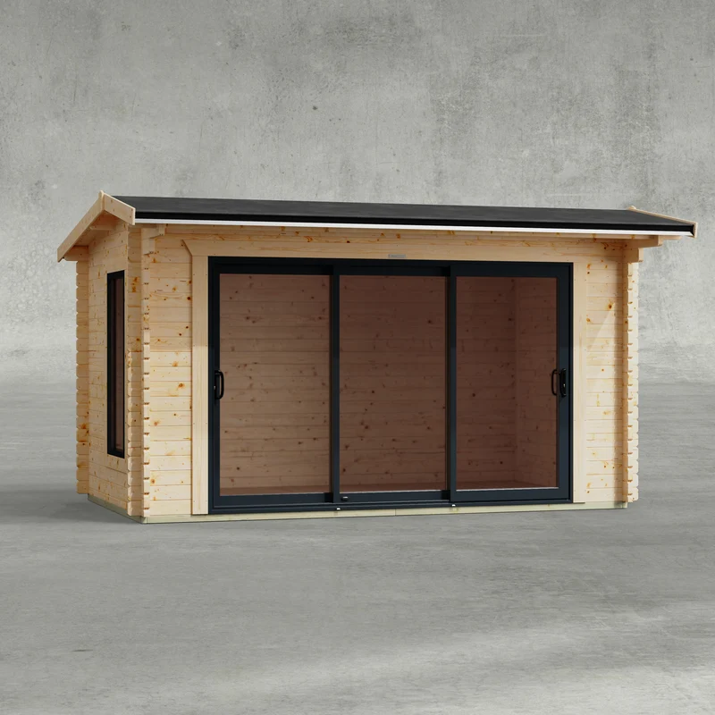 Apex Aluminium Log Cabin