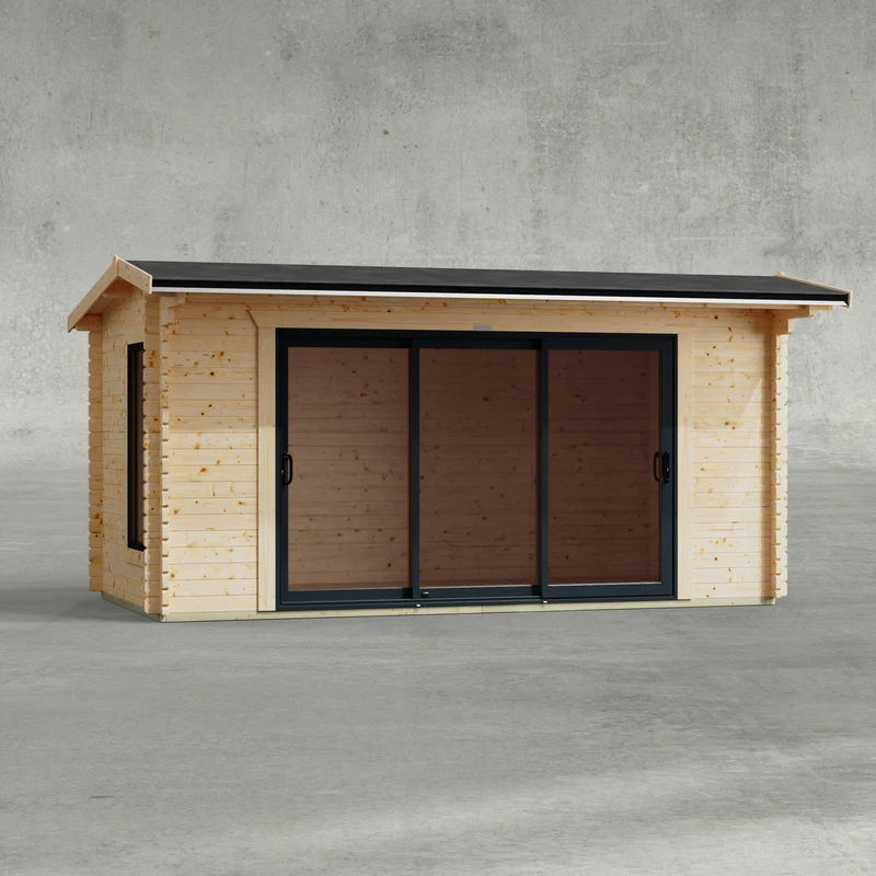 Apex Aluminium Log Cabin