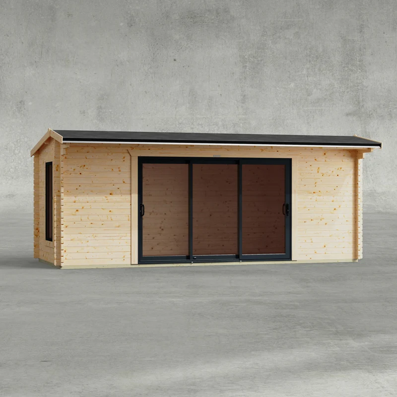 Apex Aluminium Log Cabin