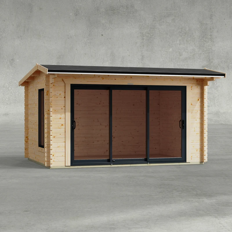 Apex Aluminium Log Cabin