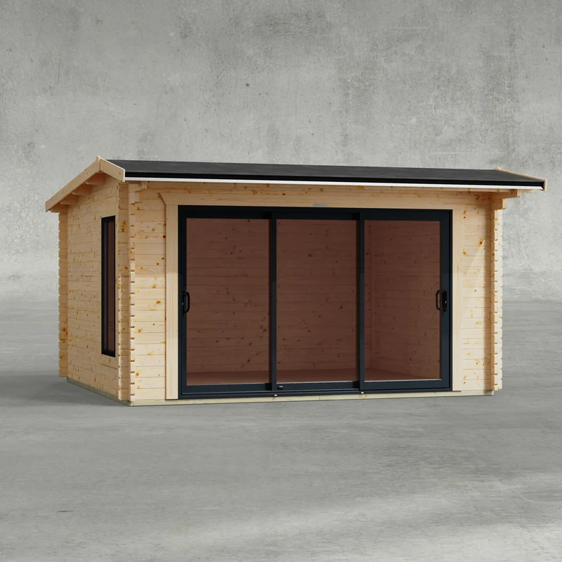 Apex Aluminium Log Cabin