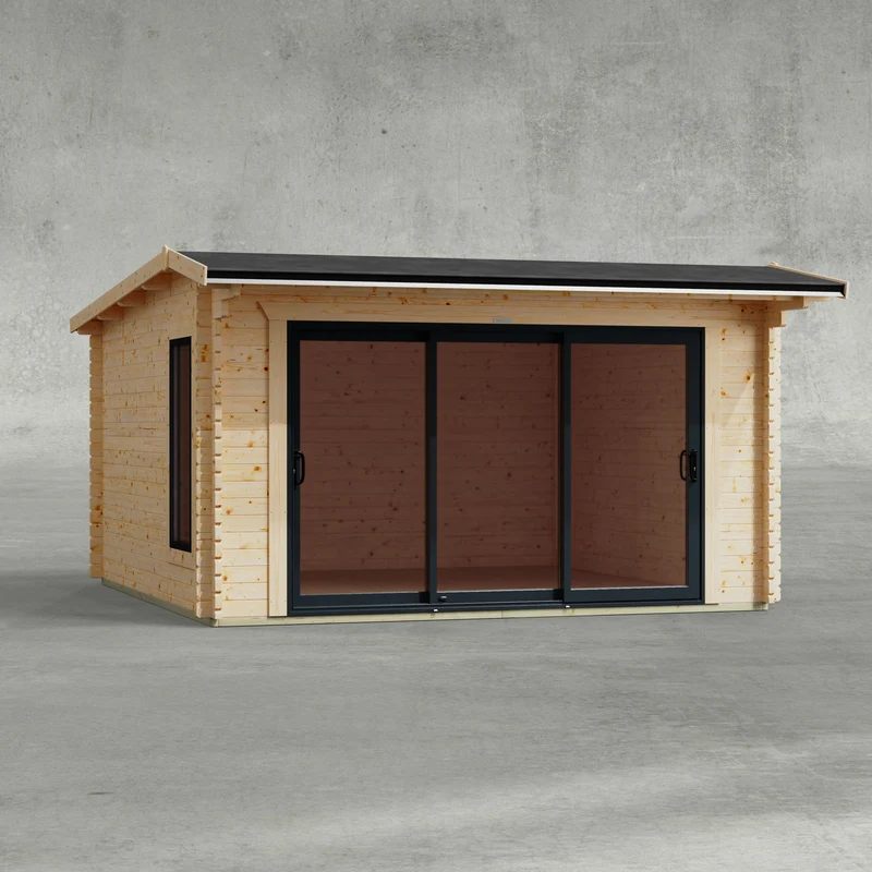 Apex Aluminium Log Cabin