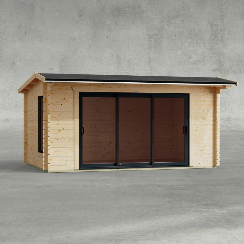 Apex Aluminium Log Cabin