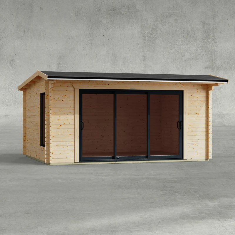 Apex Aluminium Log Cabin