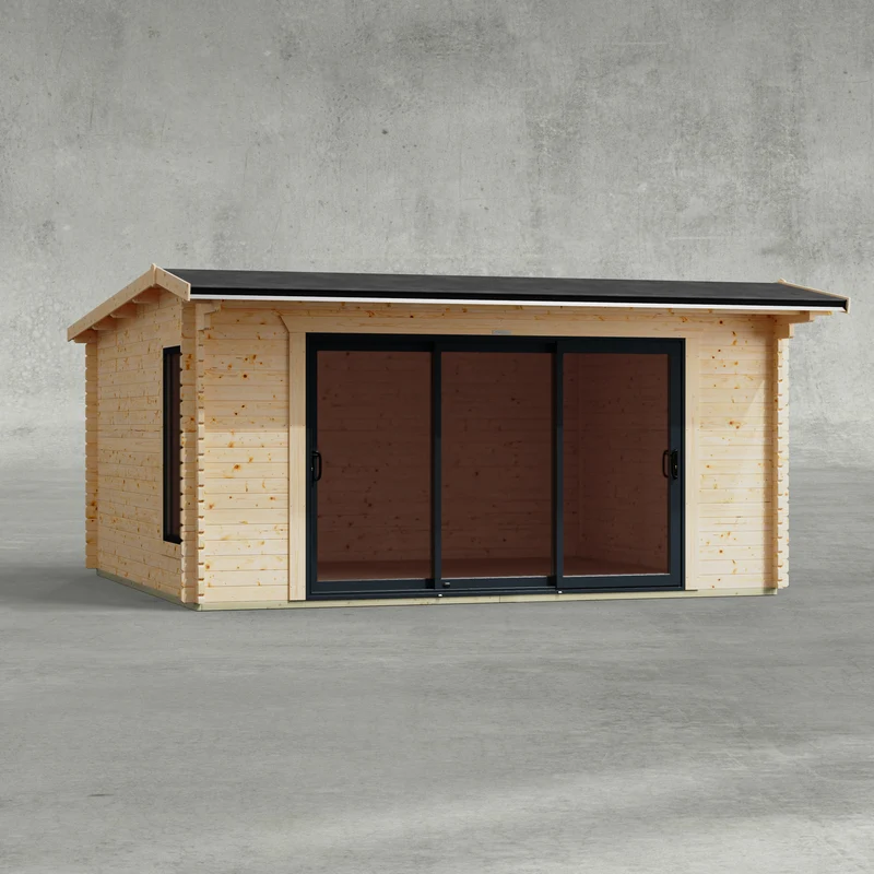 Apex Aluminium Log Cabin
