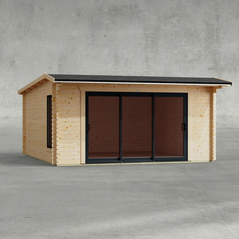 Apex Aluminium Log Cabin