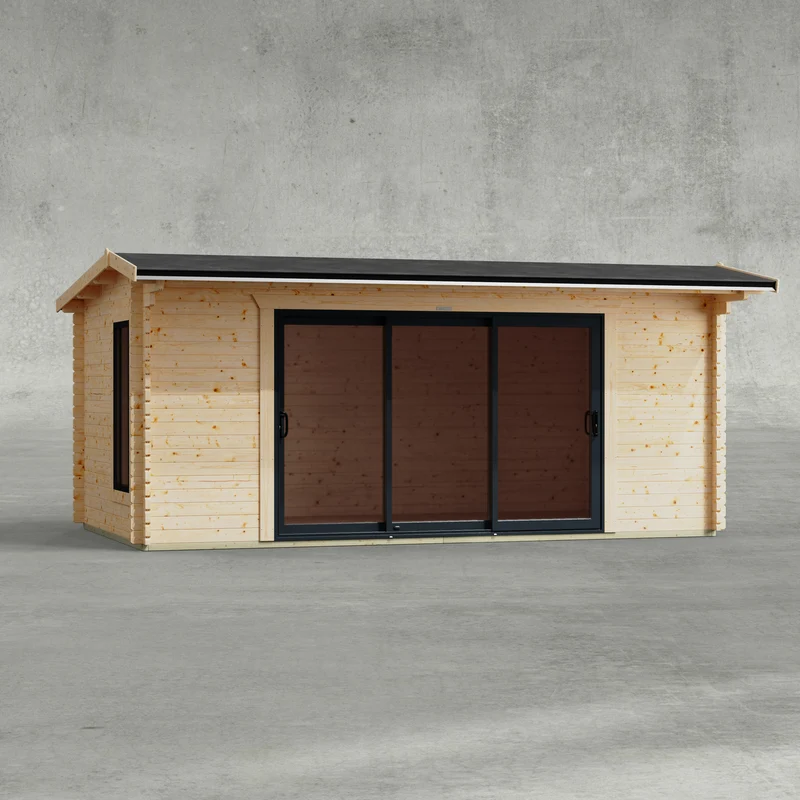 Apex Aluminium Log Cabin