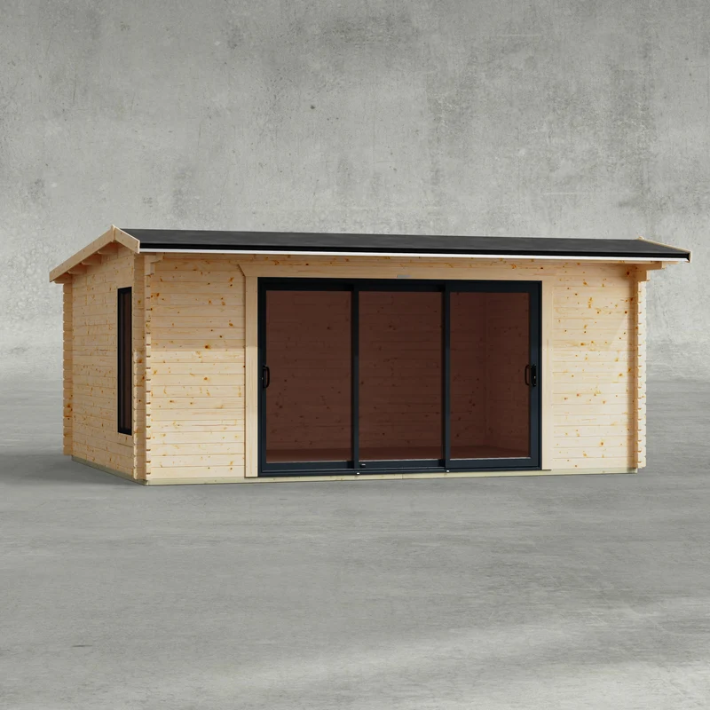 Apex Aluminium Log Cabin