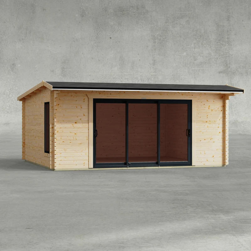 Apex Aluminium Log Cabin