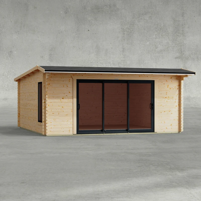 Apex Aluminium Log Cabin