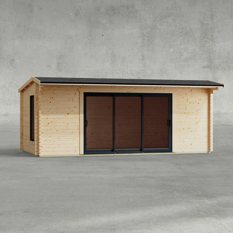 Apex Aluminium Log Cabin