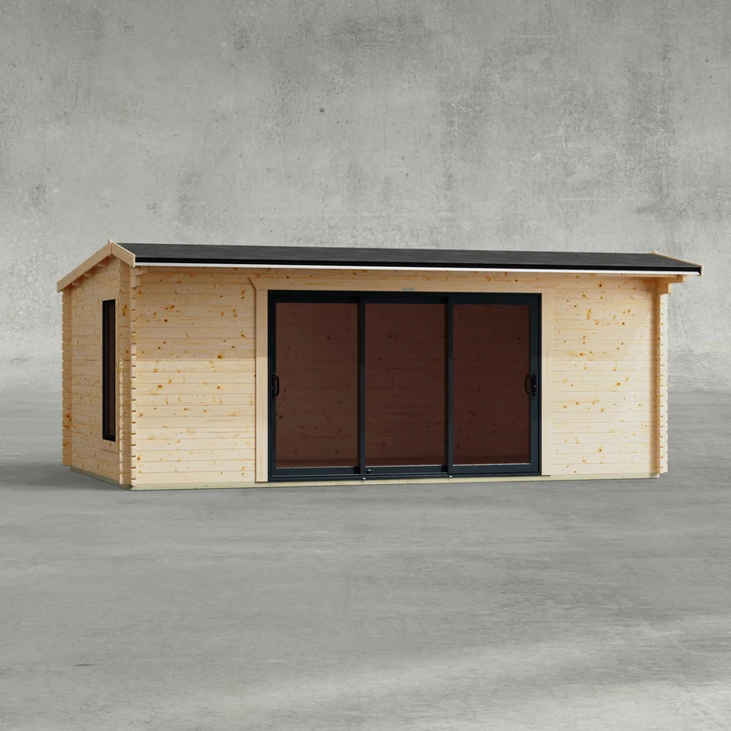 Apex Aluminium Log Cabin