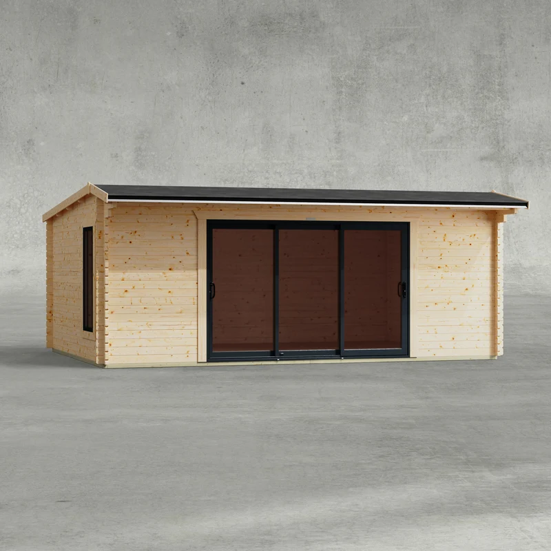 Apex Aluminium Log Cabin