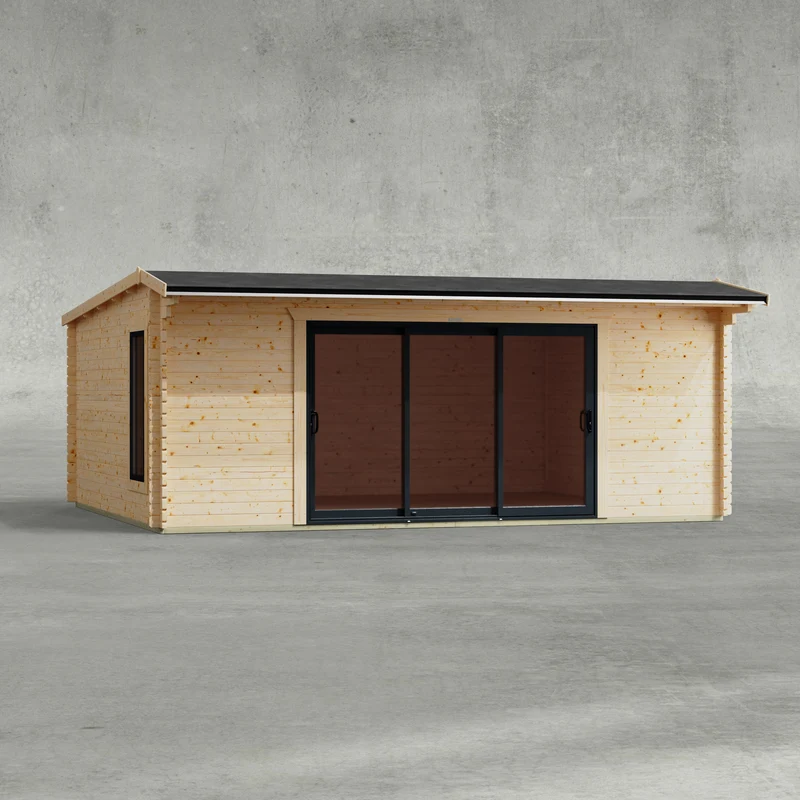 Apex Aluminium Log Cabin