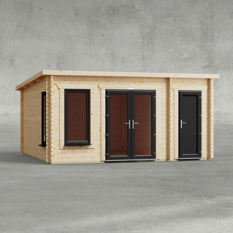 Pent Combi Log Cabin