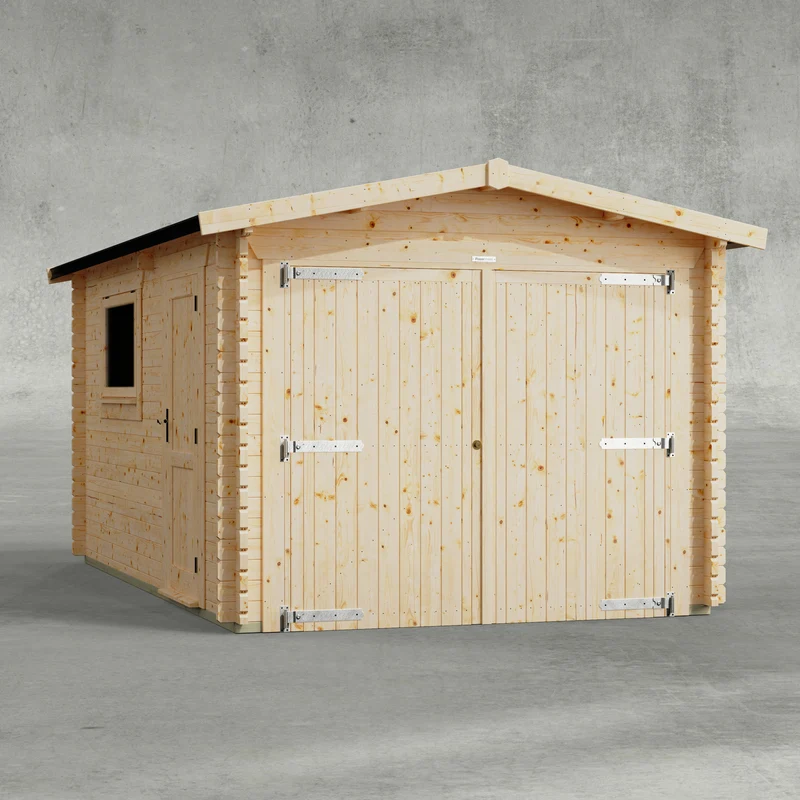 Apex Log Cabin Garage