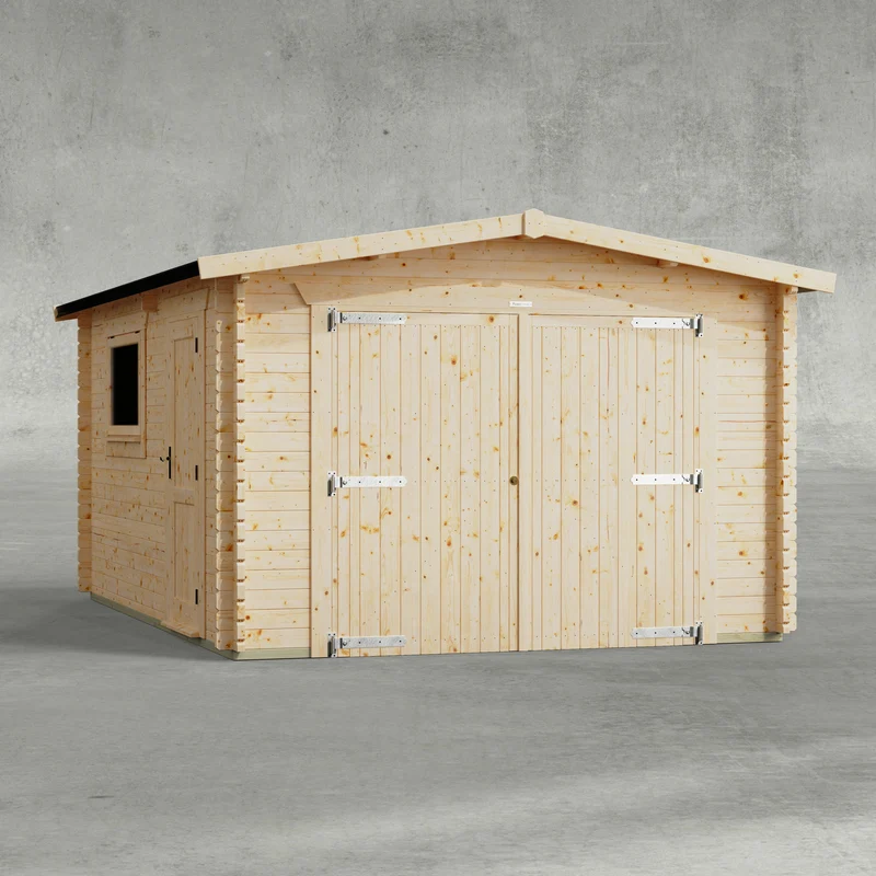 Apex Log Cabin Garage
