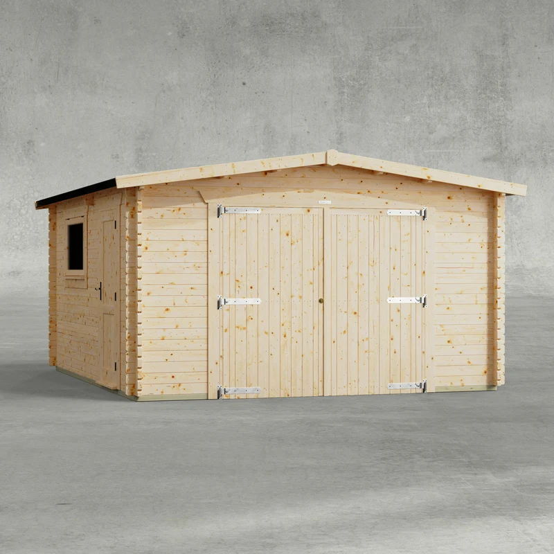 Apex Log Cabin Garage