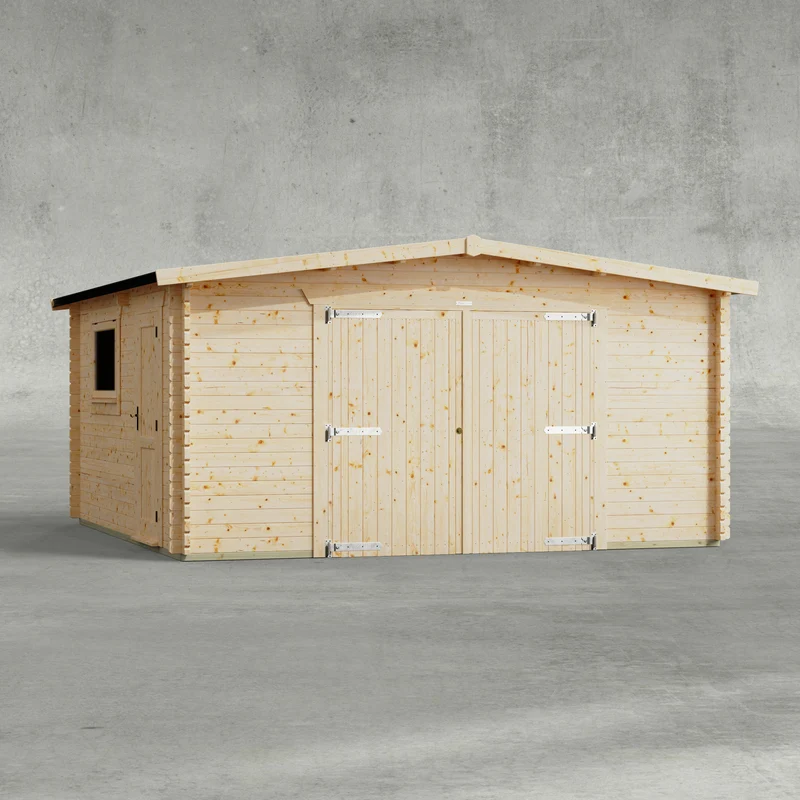 Apex Log Cabin Garage