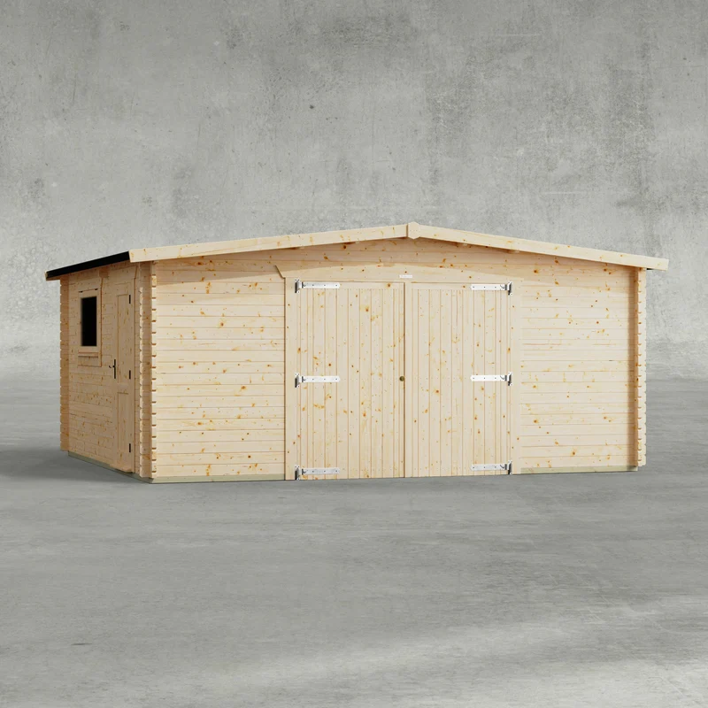 Apex Log Cabin Garage
