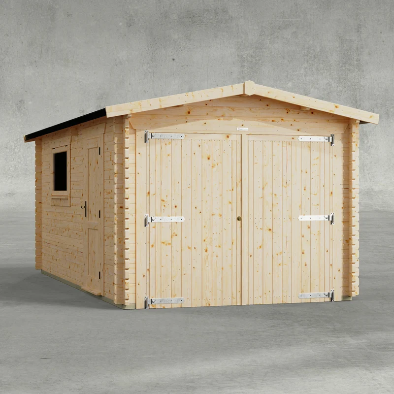 Apex Log Cabin Garage