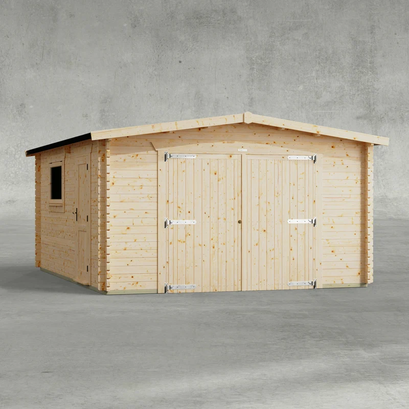 Apex Log Cabin Garage