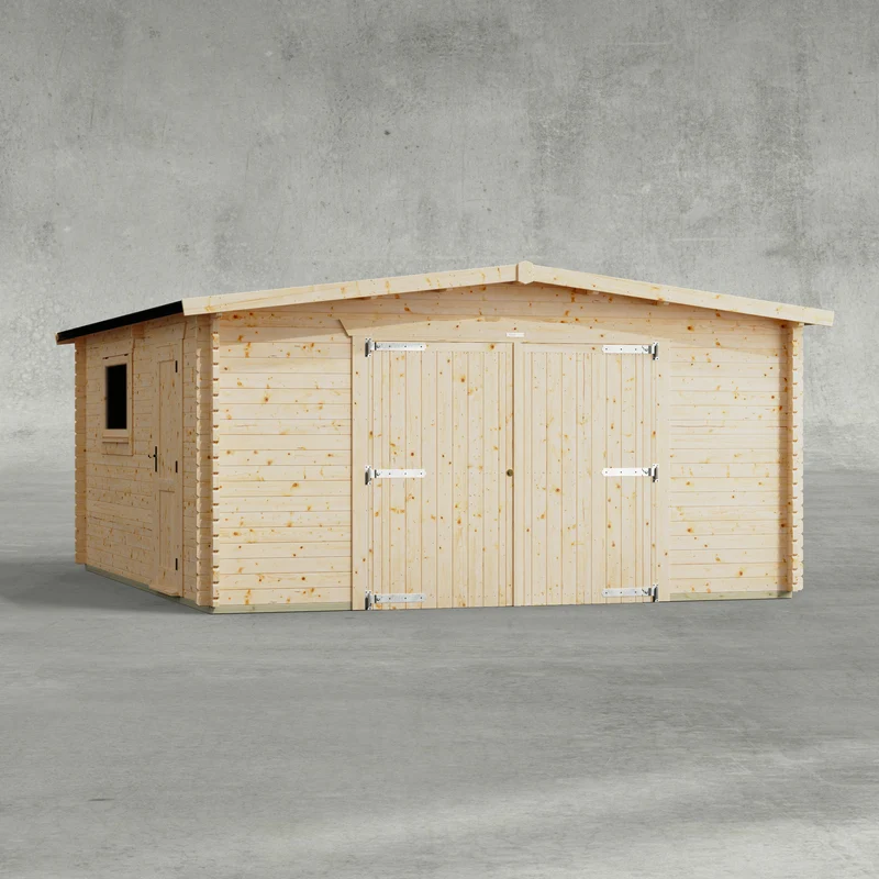 Apex Log Cabin Garage