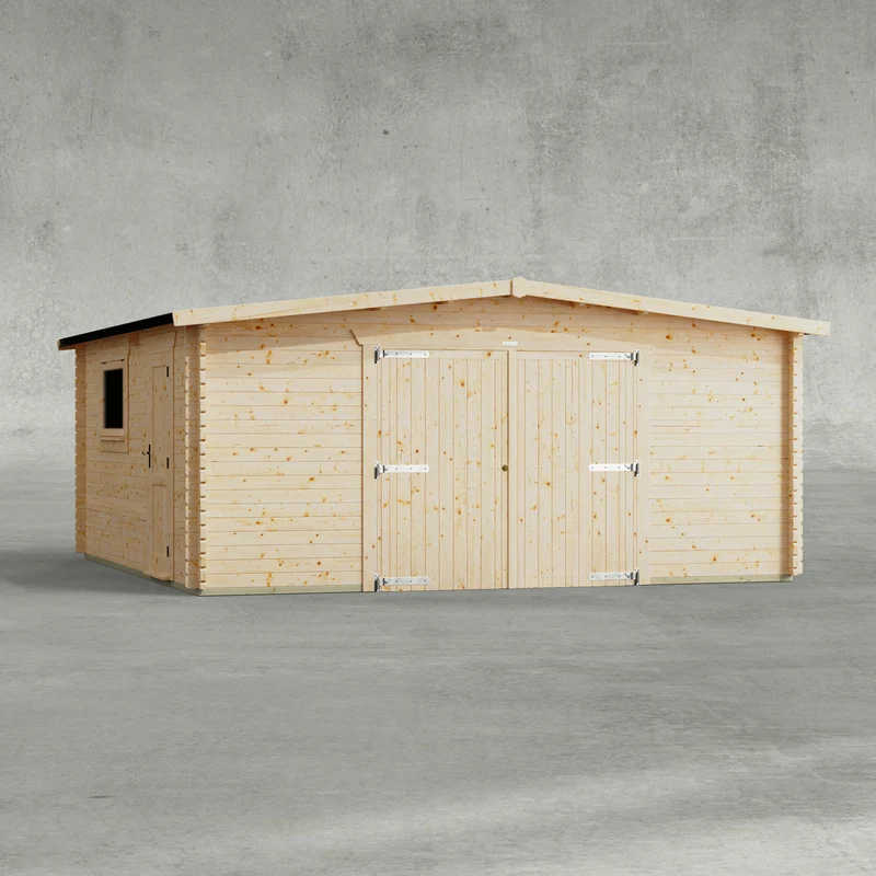 Apex Log Cabin Garage